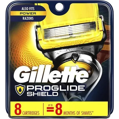 Gillette Fusion ProShield Men's Razor Blade Refills (8 Pack) for