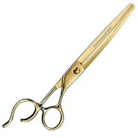 Titanium Gold Barber Thinners - 7"