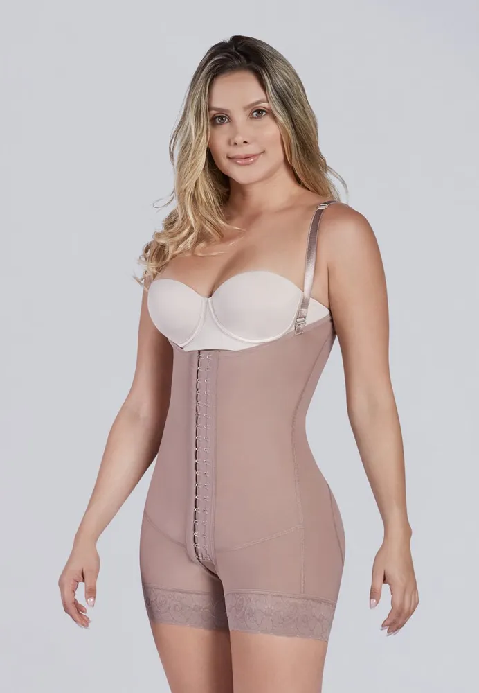 Mid Thigh Body Shaper Full Side Zipper by Contour