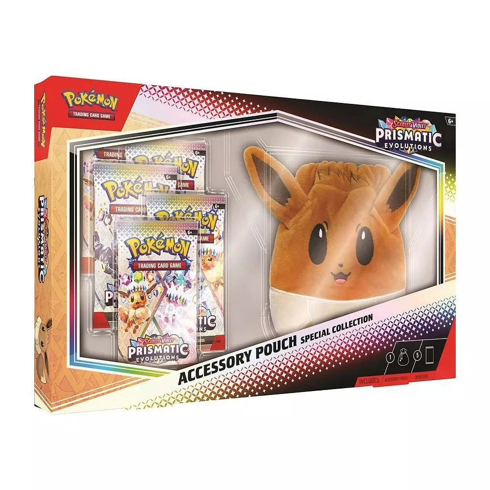 Pokémon TCG: Scarlet & Violet Prismatic Evolutions Accessory Pouch Special Collection