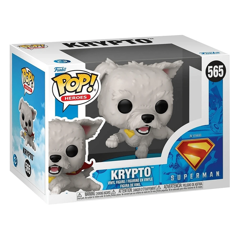 Funko Pop! Heroes: DC Superman 2025 – Krypto Vinyl Figure
