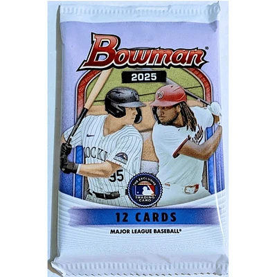 Topps: Bowman Baseball Trading Card BLASTER Pack 2025 (12 Cards)