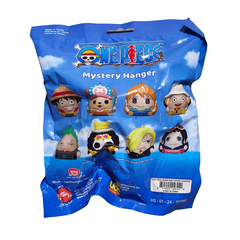 One Piece Mystery Clip Hangers One Blind Bag (1pc) Ship Assorted