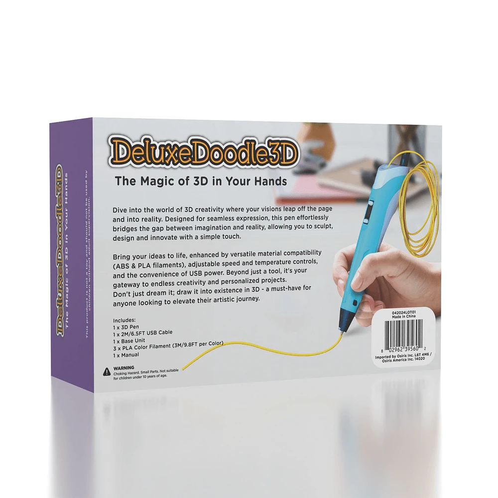 DeluxeDoodle3D Pen Filament Refills (10 Colors)