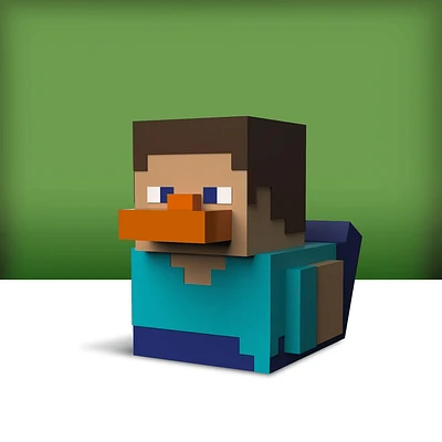 TUBBZ: Minecraft - Steve Rubber Duck Figure (Mini Edition)