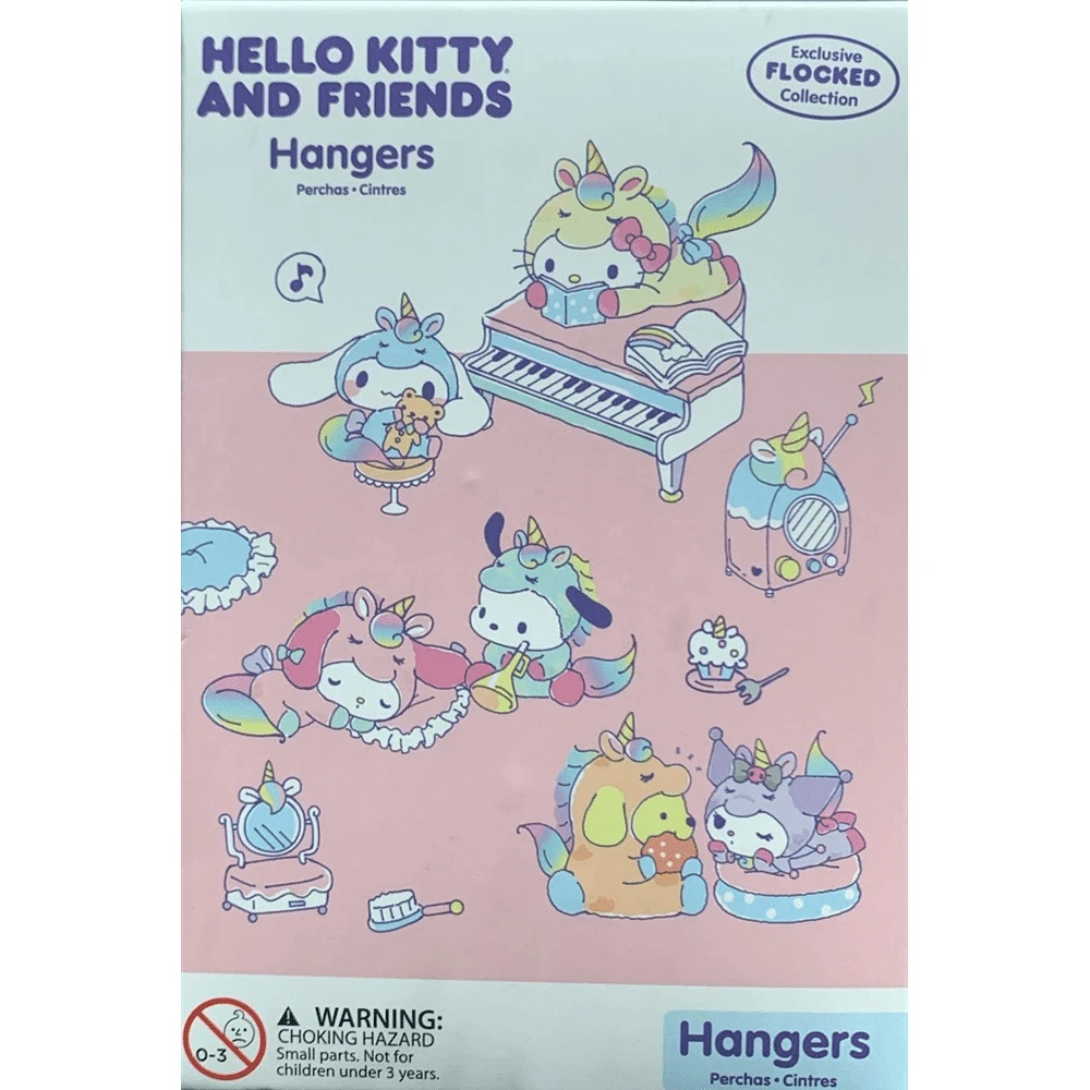 Sanrio Hello Kitty & Friends Pastel Flocked Collection Hangers Mystery Pack (1pc)