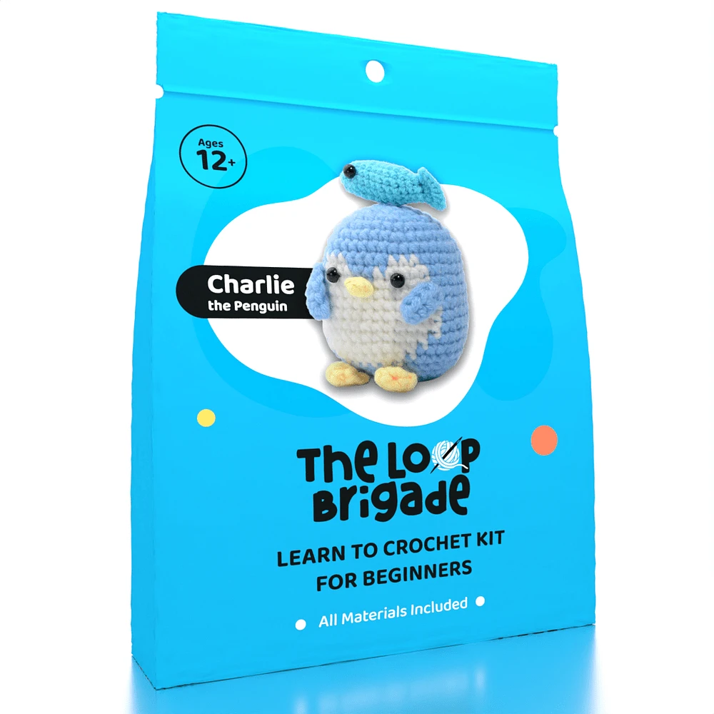 The LOOP Brigade: DIY Mini Crochet Plush Toy Complete Kit For Beginners