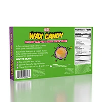 WaxSnax Tropical Fruit Flavored Chewy Gushing Wax Candy (85g)