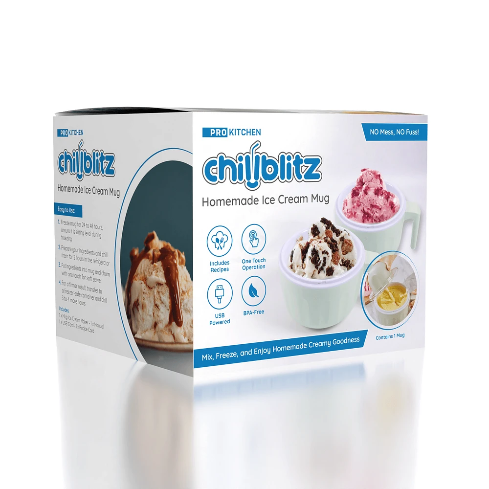 ProKitchen Chillblitz Homemade Ice Cream Maker Mug