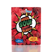 GushYums Mega Sour Cherry Blasts Gushing Gummy Candy (4oz)