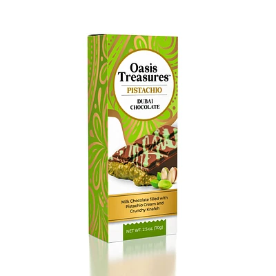 Dubai Chocolate Bar Pistachio by Oasis Treasures