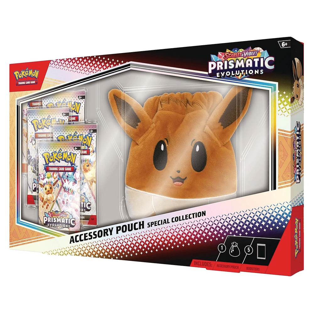 Pokémon TCG: Scarlet & Violet Prismatic Evolutions Accessory Pouch Special Collection