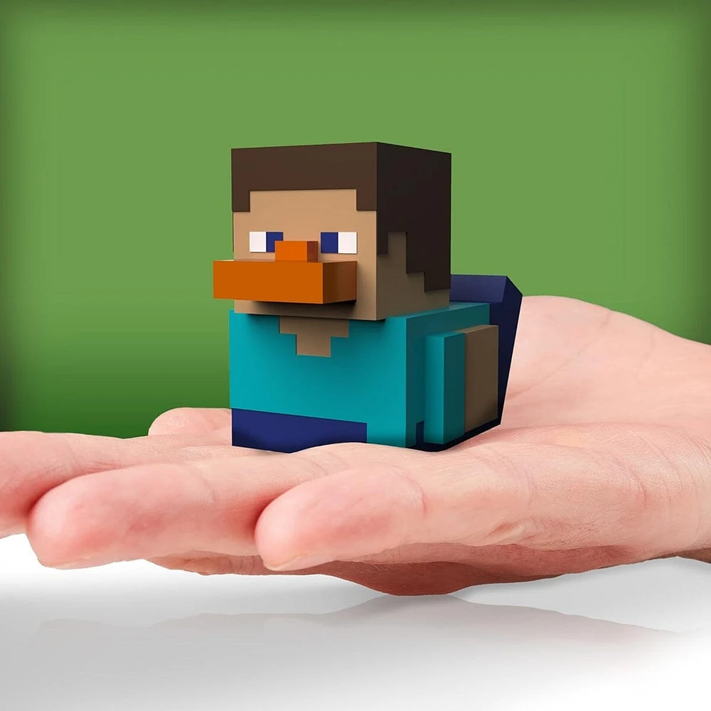 TUBBZ: Minecraft - Steve Rubber Duck Figure (Mini Edition)