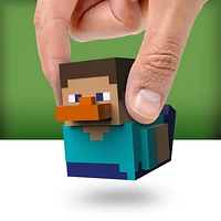 TUBBZ: Minecraft - Steve Rubber Duck Figure (Mini Edition)