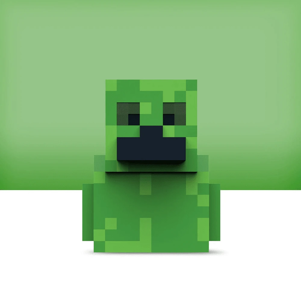 TUBBZ: Minecraft - Creeper Rubber Duck Figure (Mini Edition)