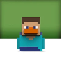TUBBZ: Minecraft - Steve Rubber Duck Figure (Mini Edition)