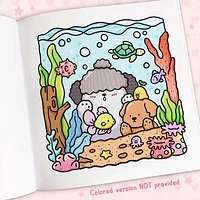 Cozy Cuties: Cute & Comfy Coloring Book for Adults and Kids by Coco Wyo