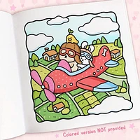 Cozy Cuties: Cute & Comfy Coloring Book for Adults and Kids by Coco Wyo