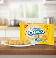 OREO Golden Birthday Cake Creme Sandwich Cookies (10.68oz)