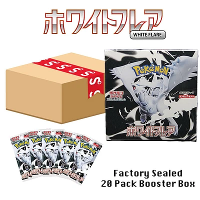 Pokémon TCG Japan: Scarlet & Violet White Flare Factory Sealed Booster Box (20 Packs)