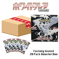 Pokémon TCG Japan: Scarlet & Violet White Flare Factory Sealed Booster Box (20 Packs)