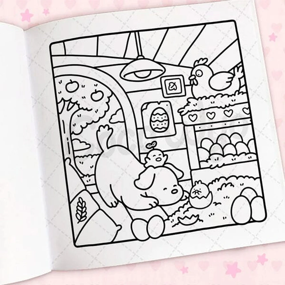 Cozy Cuties: Cute & Comfy Coloring Book for Adults and Kids by Coco Wyo