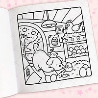 Cozy Cuties: Cute & Comfy Coloring Book for Adults and Kids by Coco Wyo