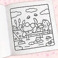 Cozy Cuties: Cute & Comfy Coloring Book for Adults and Kids by Coco Wyo