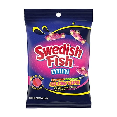 Swedish Fish Mini: Strawberry Watermelon Glow Ups (87g)