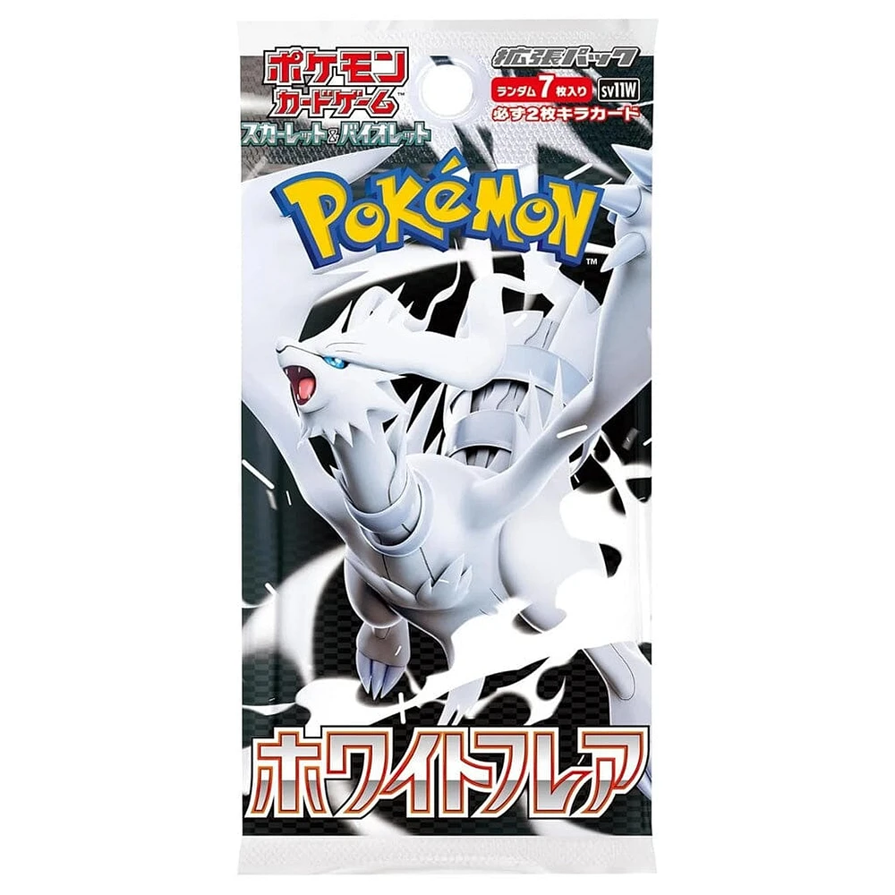 Pokémon TCG Japan: Scarlet & Violet White Flare Booster (1 Pack of 7 Cards)