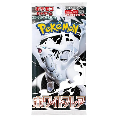 Pokémon TCG Japan: Scarlet & Violet White Flare Booster (1 Pack of 7 Cards)