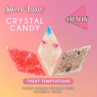 Sweet Luxe™ NEW Extra Crunchy Crystal Candy - Treat Temptations Flavor Mix