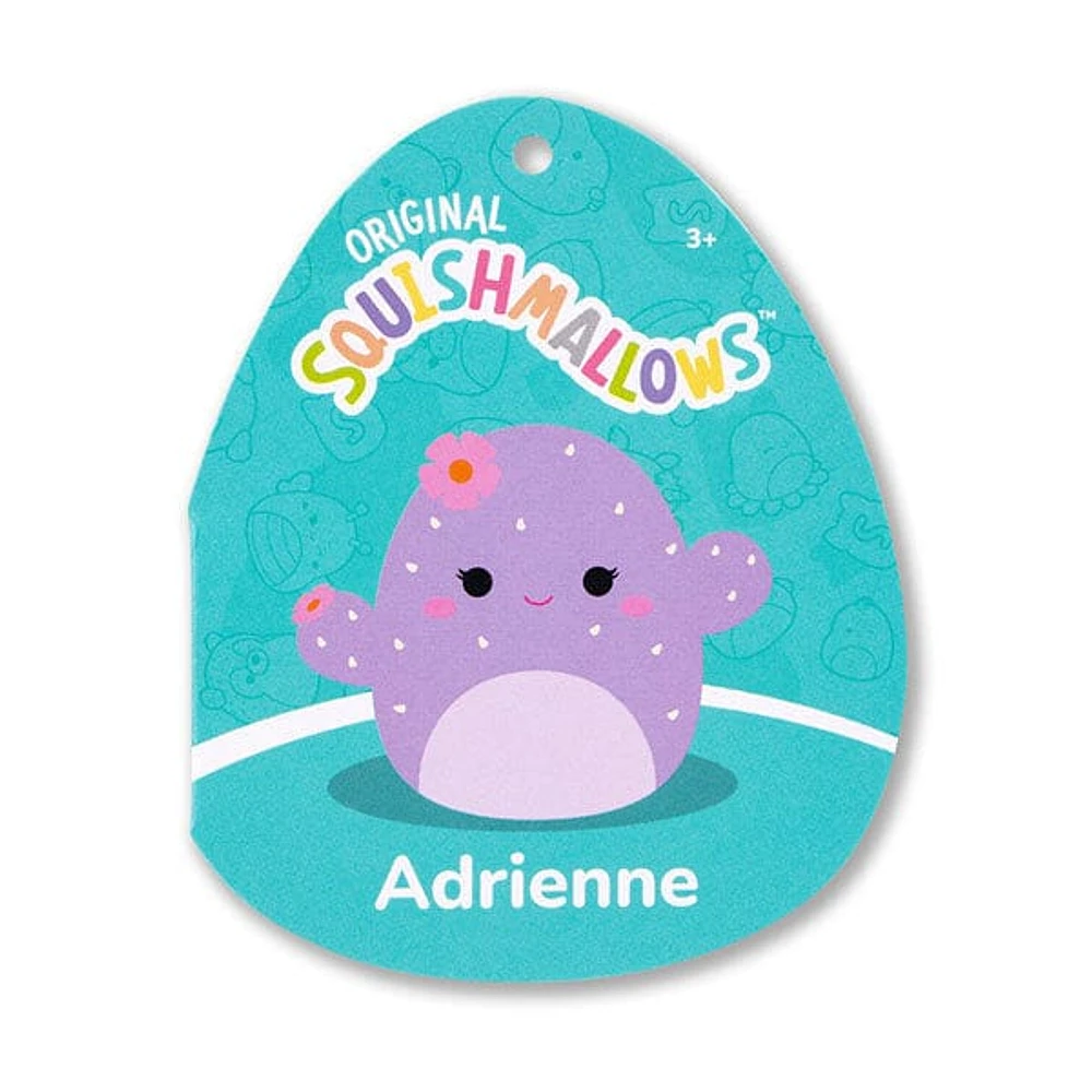 Squishmallows Super Soft Plush Toys 7.5" Adrienne The Purple Barrel Cactus