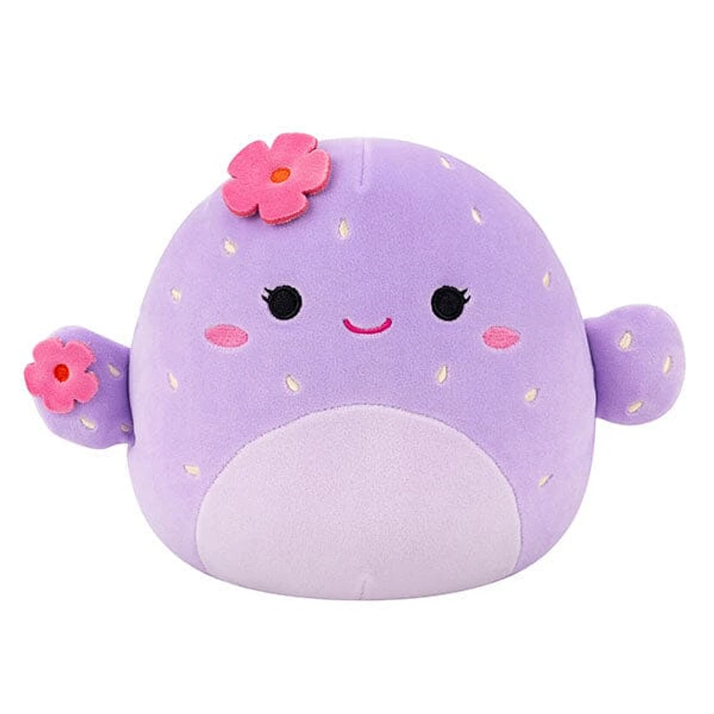 Squishmallows Super Soft Plush Toys 7.5" Adrienne The Purple Barrel Cactus
