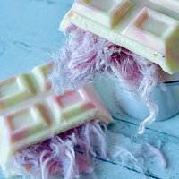 Hairy Angel White Chocolate Angel Hair Bar Filled with Pomegranate Turkish Floss Halva (110g)