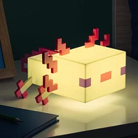 Paladone Minecraft Axolotl 8" 5 Color Novelty Tabletop Touch Lamp