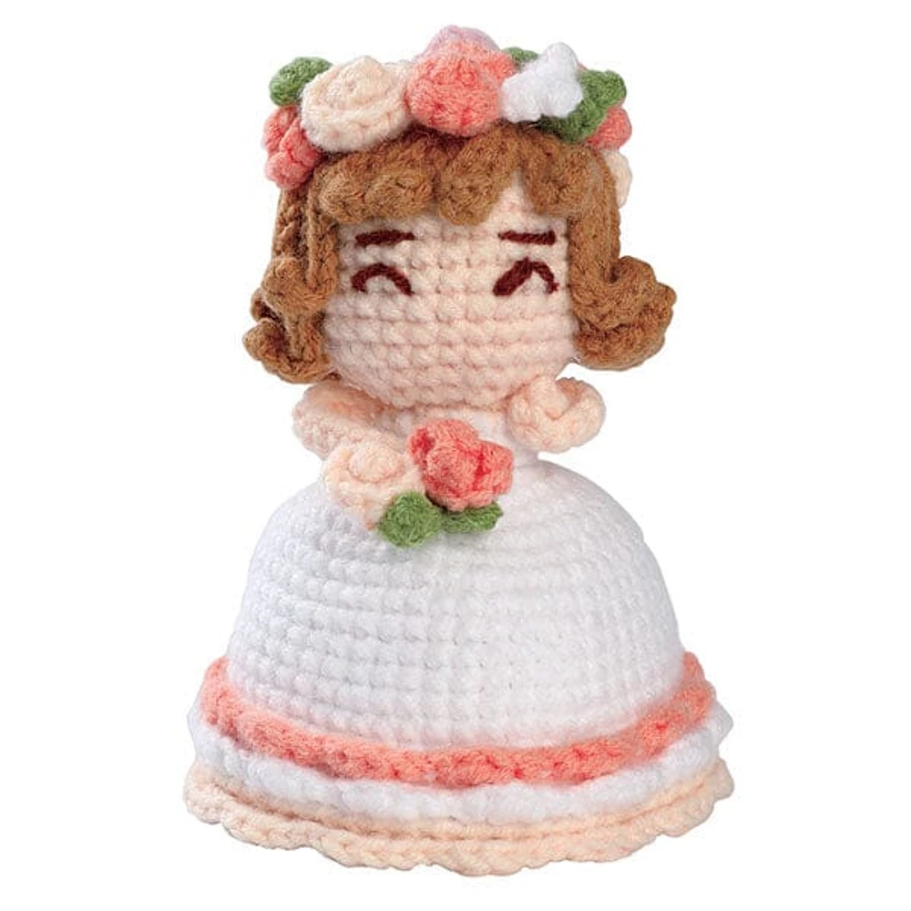 The LOOP Brigade: DIY Crochet Plush Toy Complete Kit For Beginners - Blossom Belle the Bouquet Doll