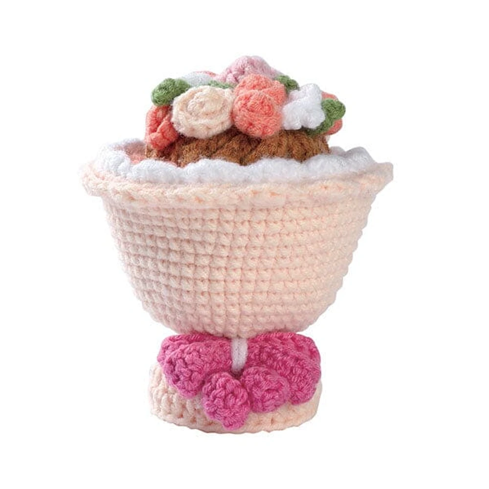 The LOOP Brigade: DIY Crochet Plush Toy Complete Kit For Beginners - Blossom Belle the Bouquet Doll