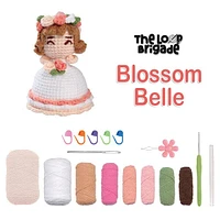 The LOOP Brigade: DIY Crochet Plush Toy Complete Kit For Beginners - Blossom Belle the Bouquet Doll