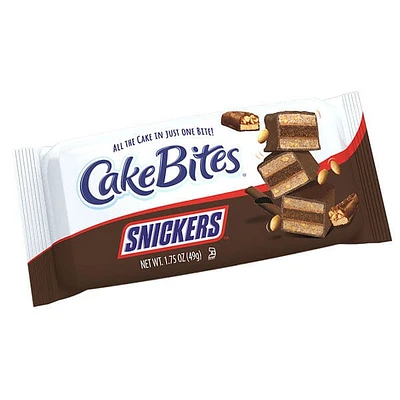 Snickers CakeBites Chocolate Covered Peanut & Caramel Cake (50g)