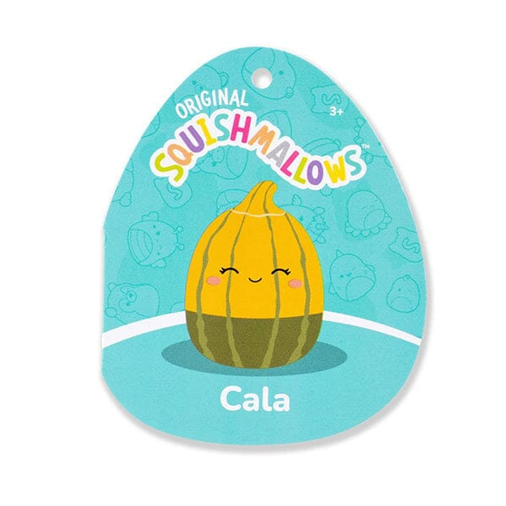 Squishmallows Super Soft Plush Toys 7.5" Cala The Green & Yellow Gourd