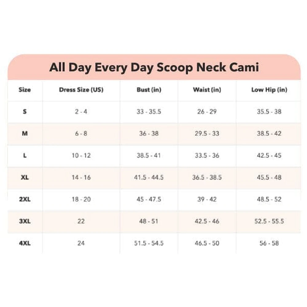 Shapermint Essentials® All Day Every Scoop Neck Cami