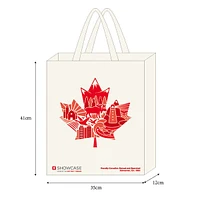 Showcase Exclusive Canada Medium Eco-Friendly Graphic Tote Bag (1pc)