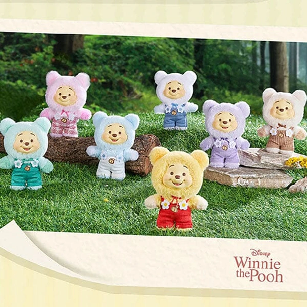TOP TOY x Disney: Winnie The Pooh "Candy Bear" Series Plush Keychain Blind Box (1pc)