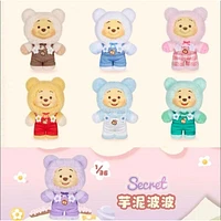 TOP TOY x Disney: Winnie The Pooh "Candy Bear" Series Plush Keychain Blind Box (1pc)