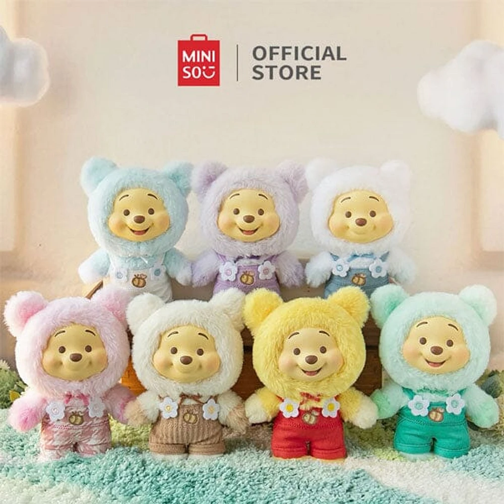 TOP TOY x Disney: Winnie The Pooh "Candy Bear" Series Plush Keychain Blind Box (1pc)