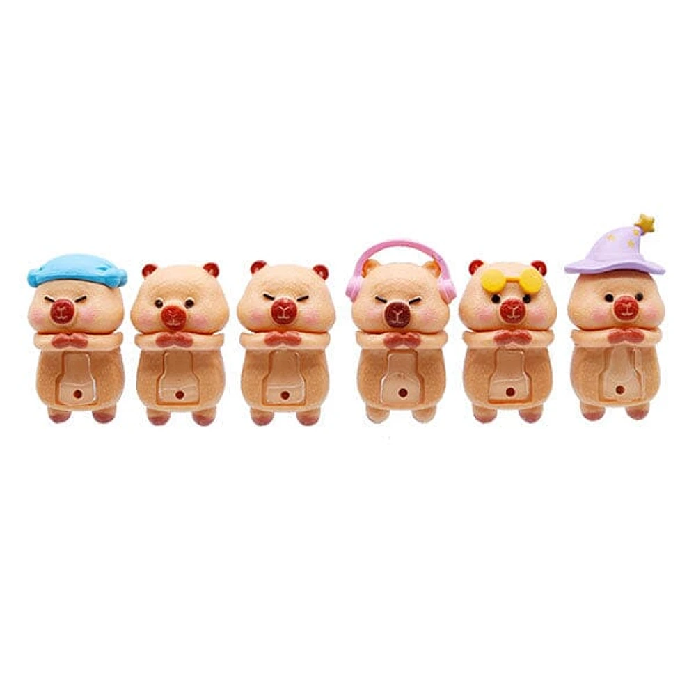 Capybara Huggers: The Phone Hugging Animals Series 3 Collectable Figurine Blind Bag (1pc)