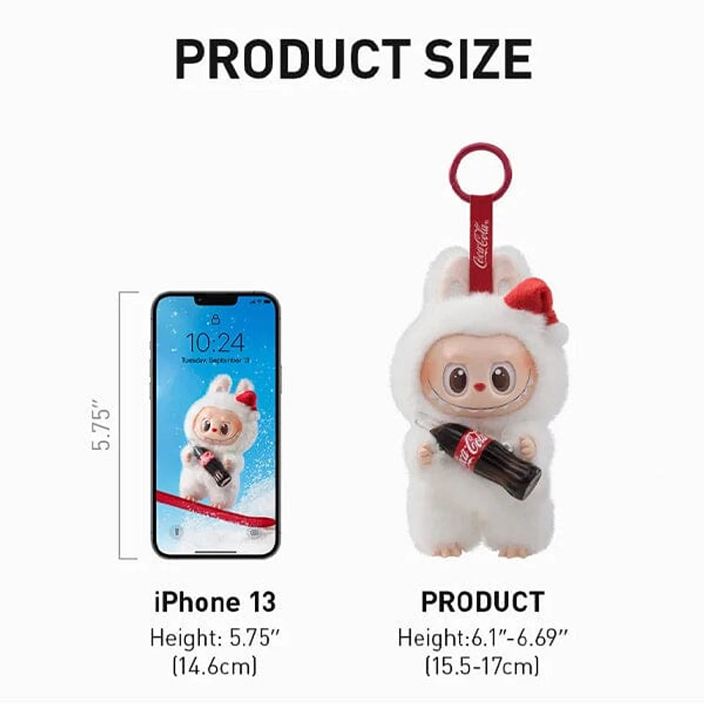 Pop Mart x THE MONSTERS: Coca-Cola Series Plush Keyring Figurine Blind Box (1pc)