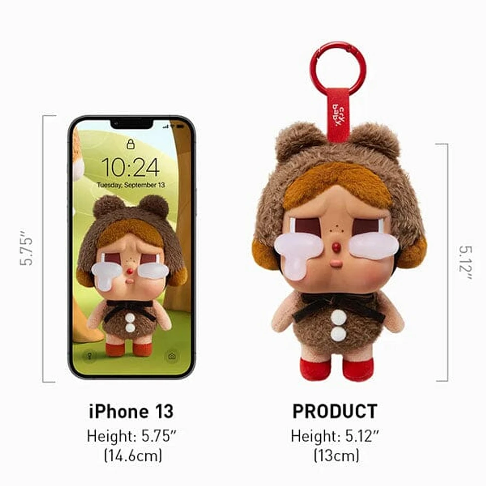 Pop Mart x CRYBABY: Crying Again Series Plush Keychain Blind Box (1pc)