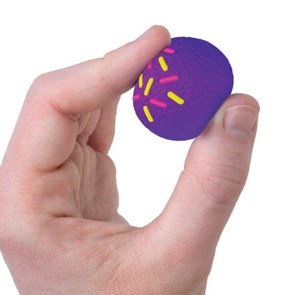 Nee Doh Teenie Dohnut Holes Squishy Fidget Stress Ball Toys (6pc) Assorted Colors